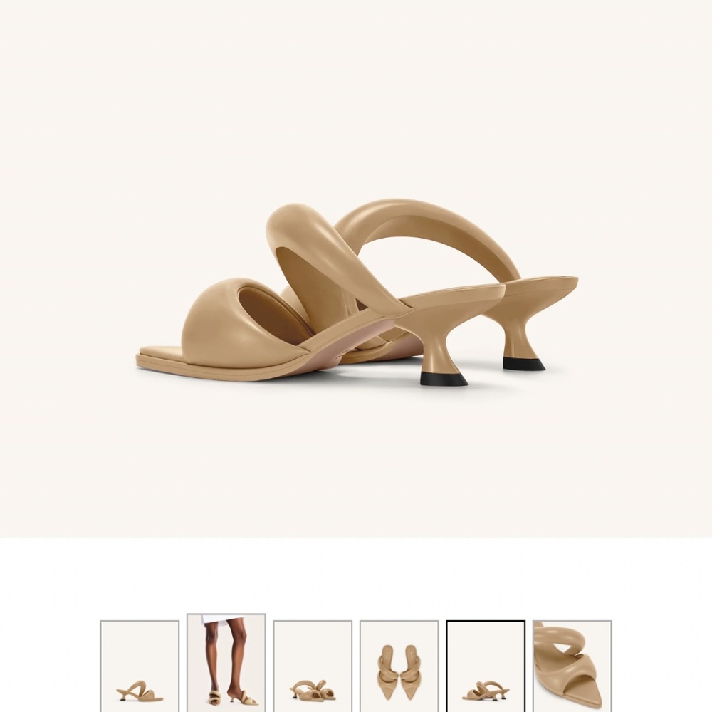 Jw pei sandals low heel Sara Mule - Cane sugar - Picture 2 of 3